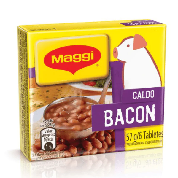 Caldo em Tablete Maggi Bacon - 57gr - Imagem 2