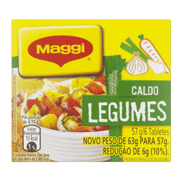 Caldo em Tablete Maggi Legumes - 57gr - Imagem 1