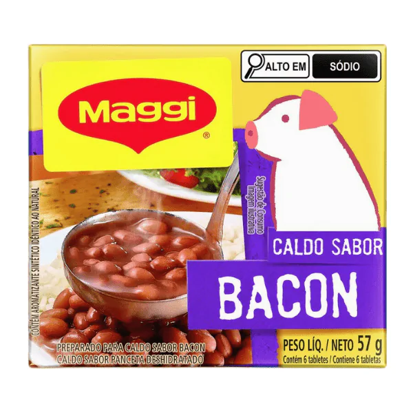 Caldo em Tablete Maggi Bacon - 57gr