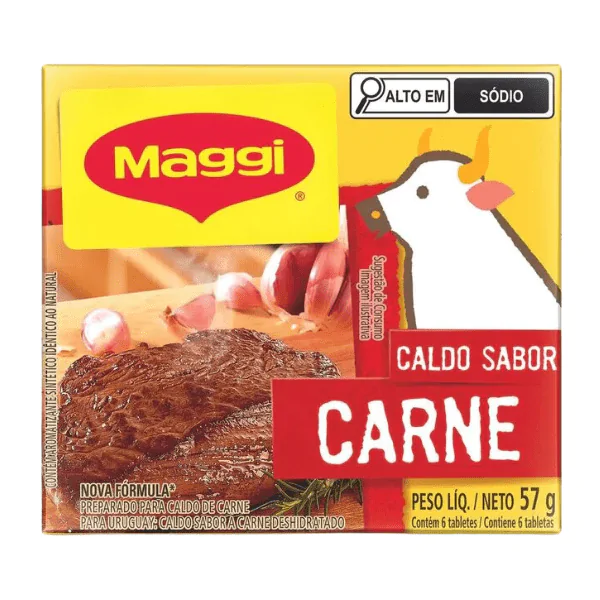Caldo em Tablete Maggi Carne - 57gr