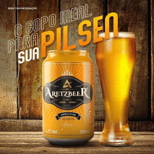 Cerveja Aretzbeer Pilsen - 350ml - Imagem 2