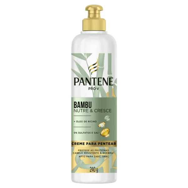 Creme para Pentear Pantene Bambu Nutre e Cresce - 240gr - Imagem 1