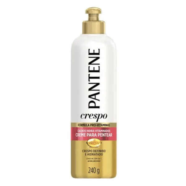 Creme para Pentear Pantene Crespo - 240gr - Imagem 1