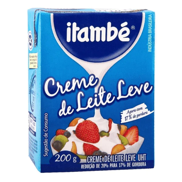 Creme de Leite Leve Itambé - 200gr - Imagem 1