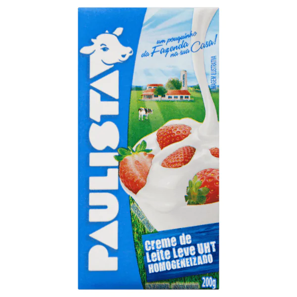 Creme de Leite Paulista - 200gr - Imagem 1
