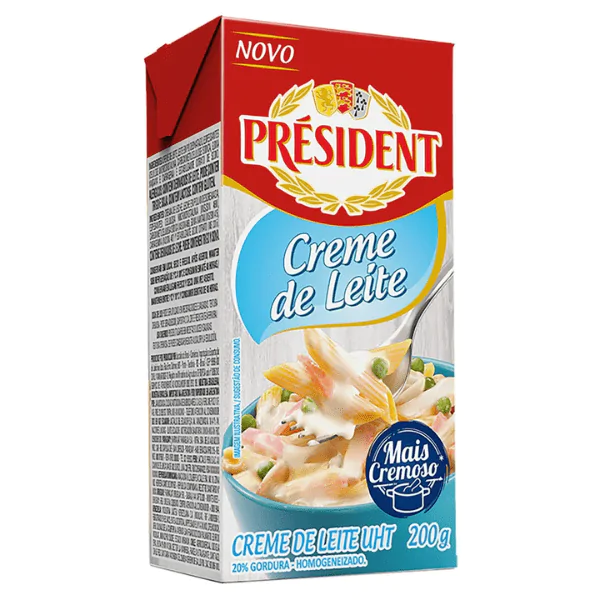 Creme Leite Leve President 200gr - Imagem 1