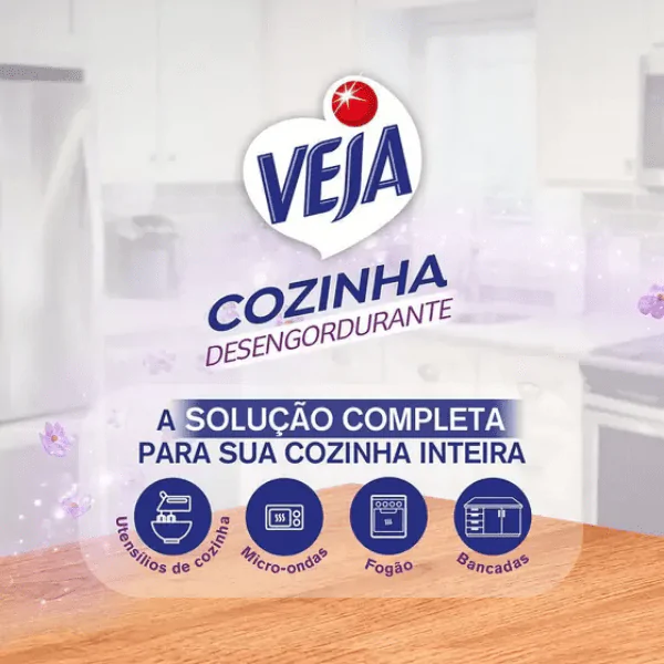 Desengordurante Veja Lavanda Spray - 500Ml - Imagem 2
