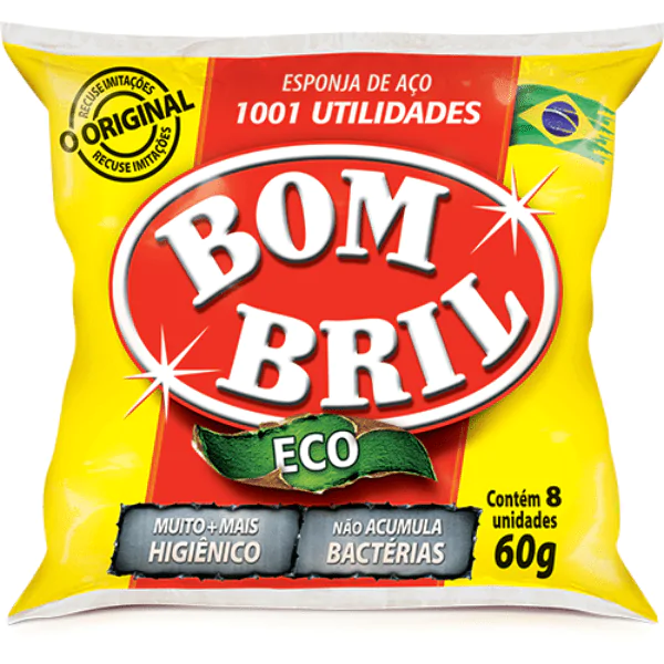 Palha de Aço Bombril - 8und