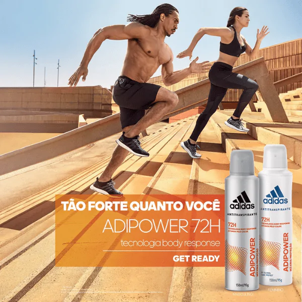 Desodorante Adidas Adipower Men - 150ml - Imagem 2