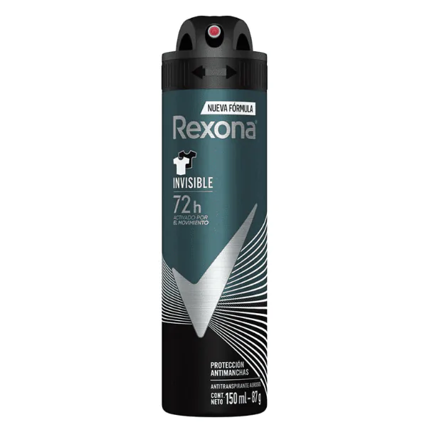 Desodorante Rexona Men Invisible - 150ml - Imagem 1