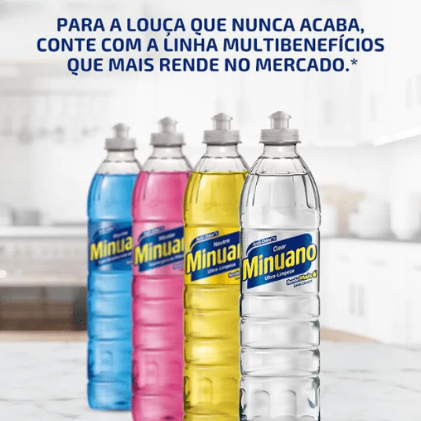 Detergente Minuano Clear - 500ml - Imagem 2