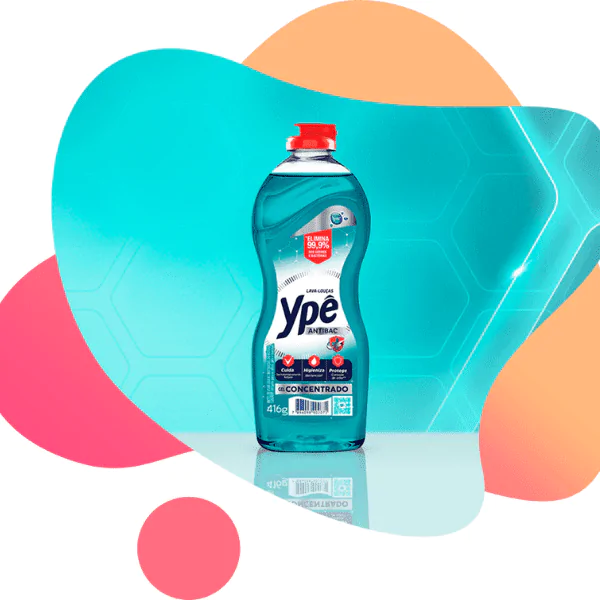 Ypê em Gel Concentrado Antibac - 416gr - Imagem 2