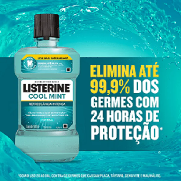 Enxaguante Bucal Listerine Hortelã - 500ml - Imagem 2