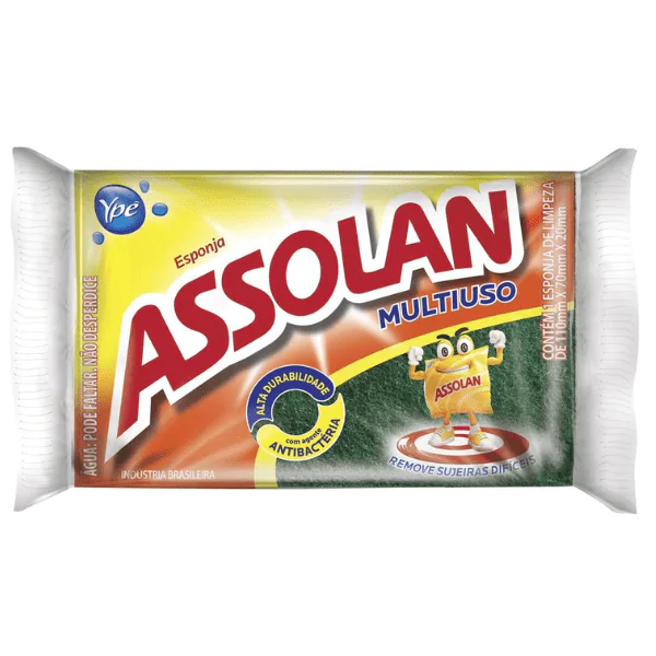 Esponja Multiuso Assolan - 1und - Imagem 1