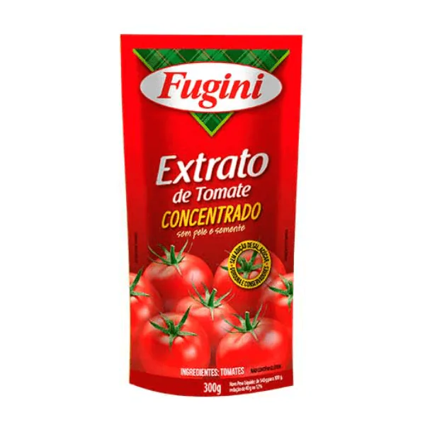 Extrato de Tomate Fugini - 300gr - Imagem 1