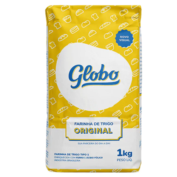 Farinha de Trigo ESP Globo PP - 1kg Farinha de Trigo Tipo 1 Globo PP - 1kg - Imagem 1