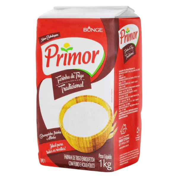 Farinha de Trigo Tipo 1 Farina Primor - 1Kg - Imagem 2