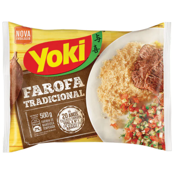 Farofa Mandioca Yoki Tradicional - 400gr