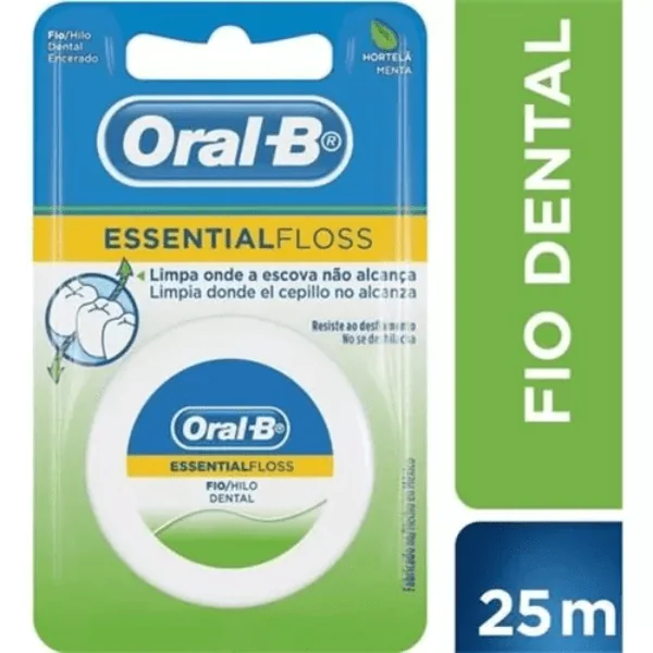 Fio Dental Oral-B Essential Floss Menta - 25M
