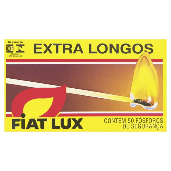 Fósforo Fiat Lux Extra Longos - 50 und - Imagem 2