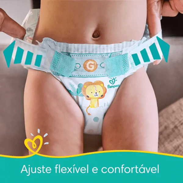 Fralda Pampers ConfortSec M - 44und - Imagem 2