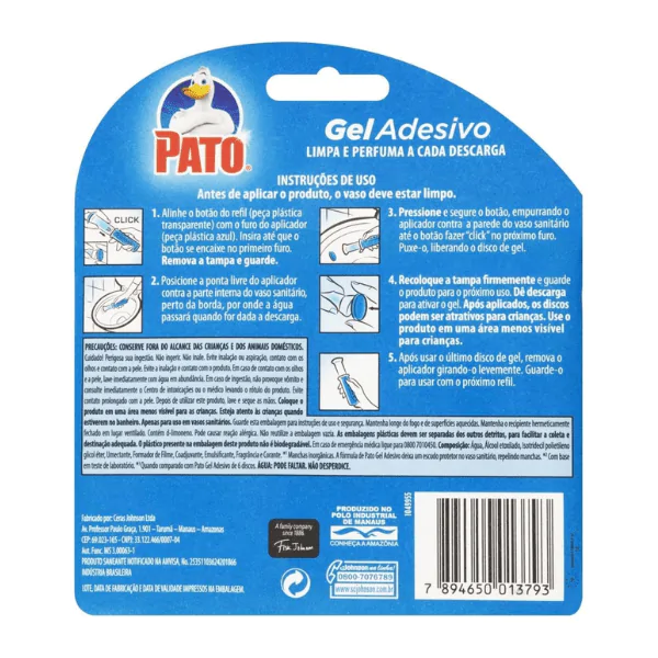 Gel Adesivo Pato Marine - Aplicador + 2 Discos - Imagem 4