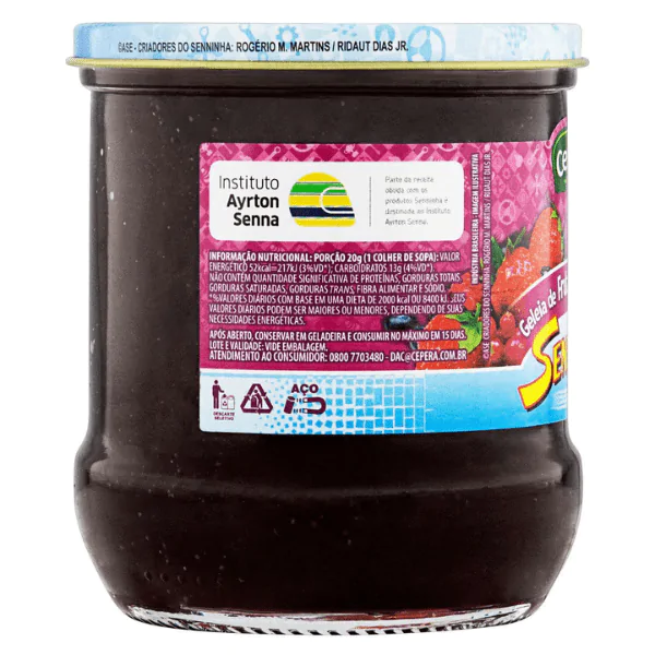 Geleia Senninha Frutas Vermelhas VD - 230G - Imagem 2