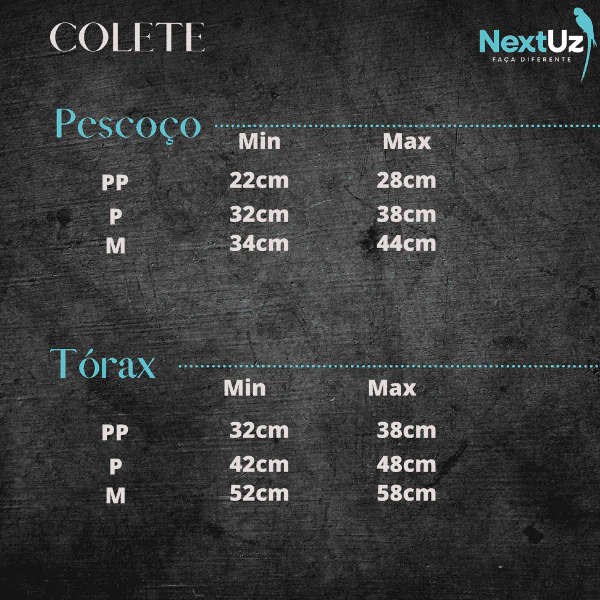 Guia e Colete Peitoral M - Rosa - Imagem 2