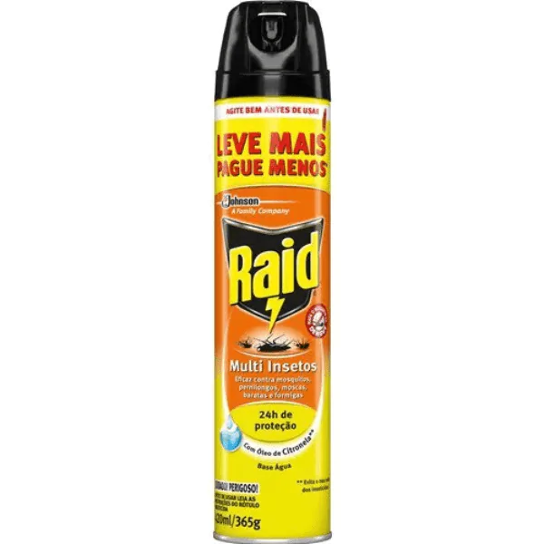 Inseticida Raid Aerosol Citronela - 420ml - Imagem 1