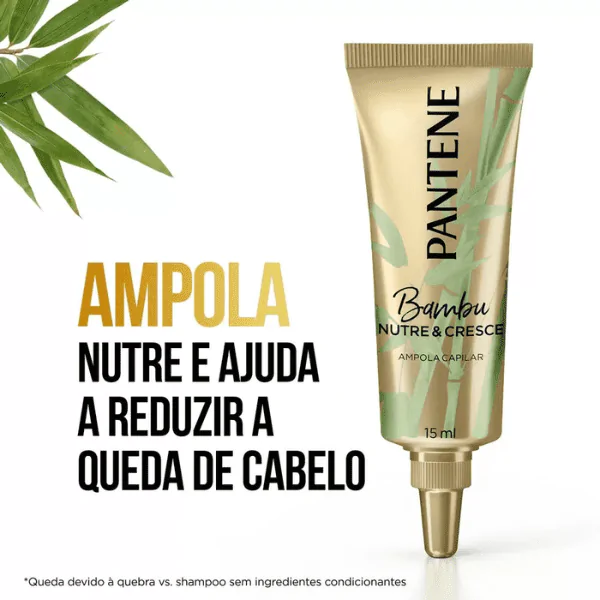 Kit 3 Un Ampola Tratamento Pantene Bambu - 15ml - Imagem 4