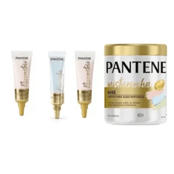 Kit 3 Un Ampola Tratamento Pantene Misturinha Cronograma de Reparação  - 15ml - Imagem 2