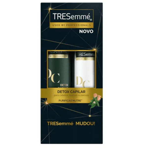 Kit Shampoo + Condicionador Tresemmé Detox Capilar - Imagem 1
