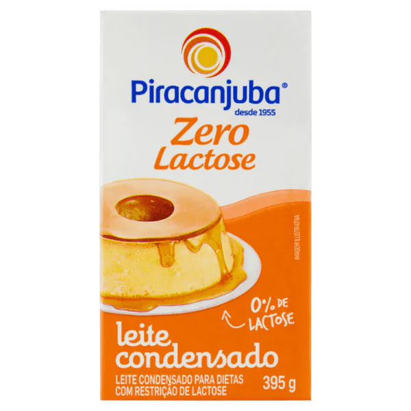 Leite Condensado Piracanjuba Zero Lactose TP - 395gr - Imagem 1
