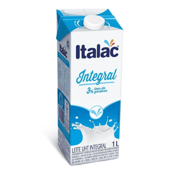Leite UHT Integral Italac - 1L