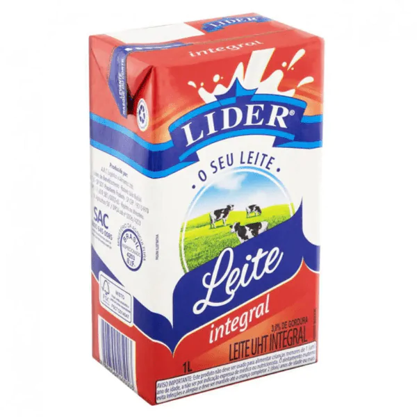 Leite UHT Integral Líder - 1L* - Imagem 2