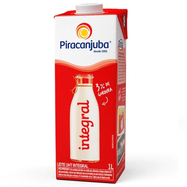Leite UHT Integral Piracanjuba - 1L - Imagem 2