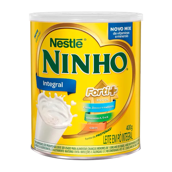 Leite em Pó Integral Ninho - 380gr - Imagem 1