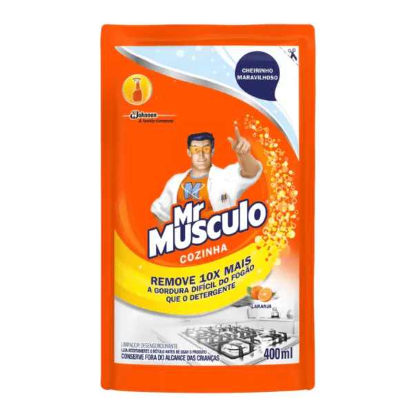 Desengordurante Cozinha Mr Músculo Refil Laranja - 500ml