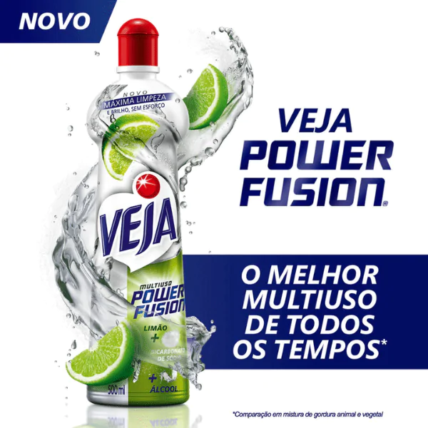 Limpador Multiuso Veja Power Limão - 500ml - Imagem 2
