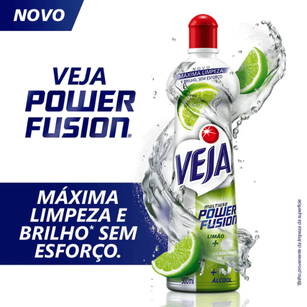 Limpador Multiuso Veja Power Limão - 500ml - Imagem 3
