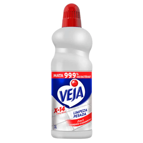 Limpador Multiuso Veja X-14 Limpeza Pesada - 1L