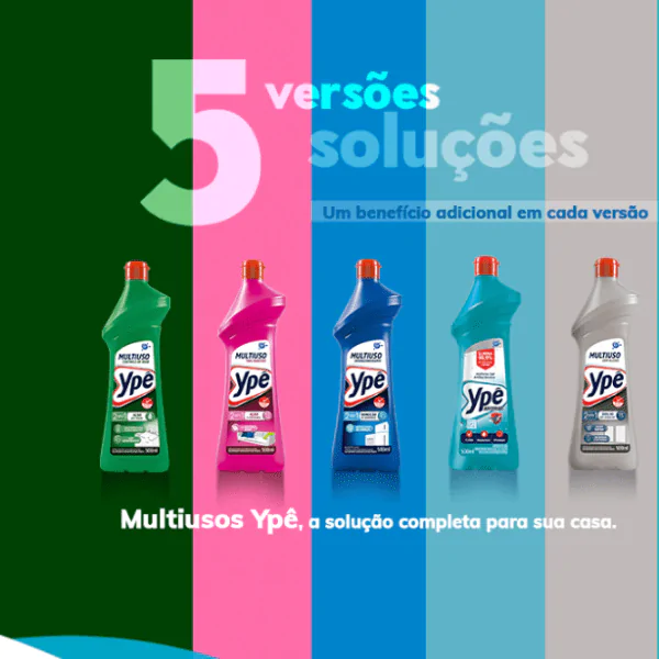Limpador Multiuso Ypê com Álcool - 500ml - Imagem 3