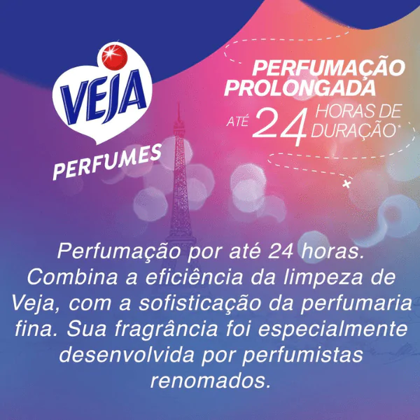 Limpador Perfumado Veja Flores Med. - 1L - Imagem 2