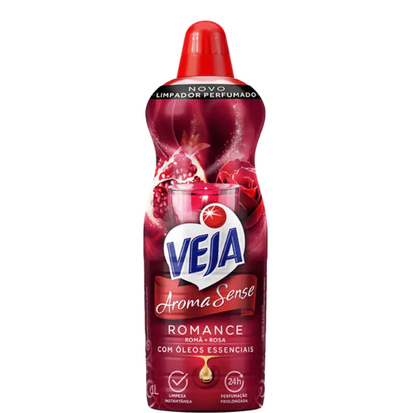 Limpador Perfumado Veja Romance - 1L - Imagem 1