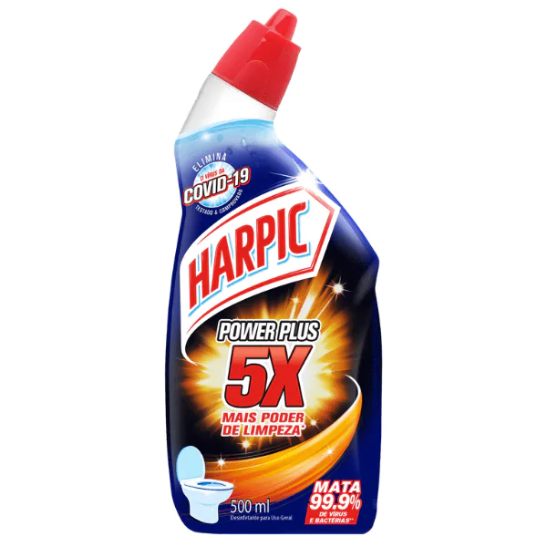 Limpador Sanitário Harpic Power Plus 5X - 500Ml
