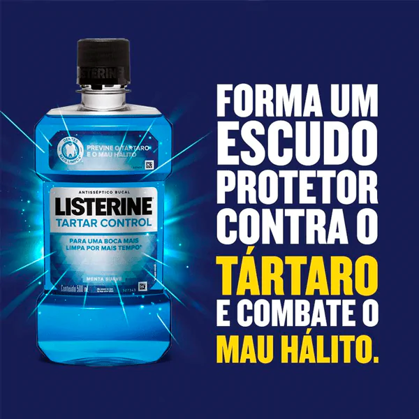 Enxaguante Bucal Listerine Tartar Control - 500ml - Imagem 2