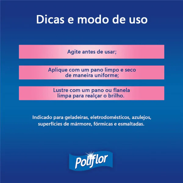 Lustra Móveis Poliflor Lavanda - 200ml - Imagem 3