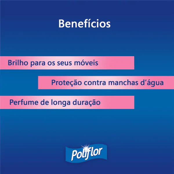 Lustra Móveis Poliflor Lavanda - 200ml - Imagem 2
