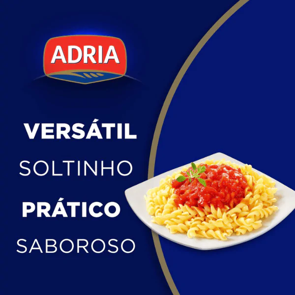 Macarrão Adria Parafuso com Ovo - 500gr - Imagem 2