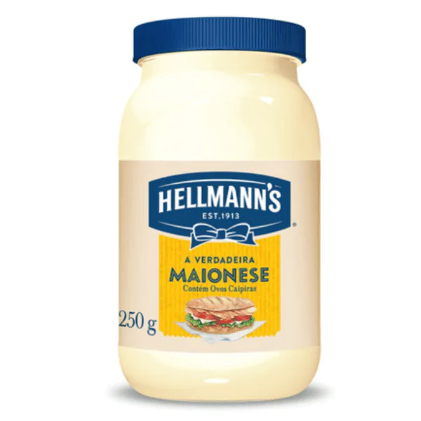 Maionese Hellmann's - 250G Maionese Hellmann's Tradicional - 250gr - Imagem 1
